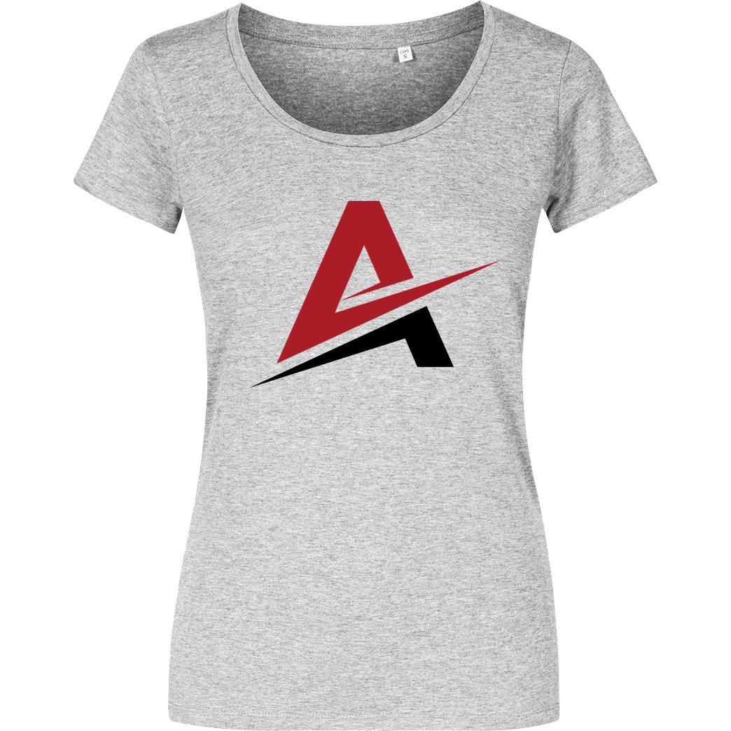 AhrensburgAlex AhrensburgAlex - Logo T-Shirt Damenshirt heather grey