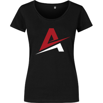 AhrensburgAlex - Logo Damenshirt schwarz