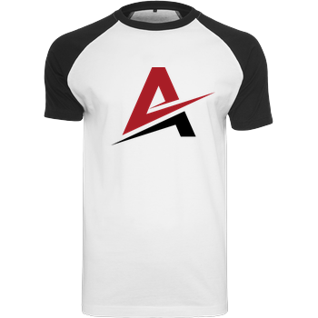 AhrensburgAlex - Logo Raglan-Shirt weiß