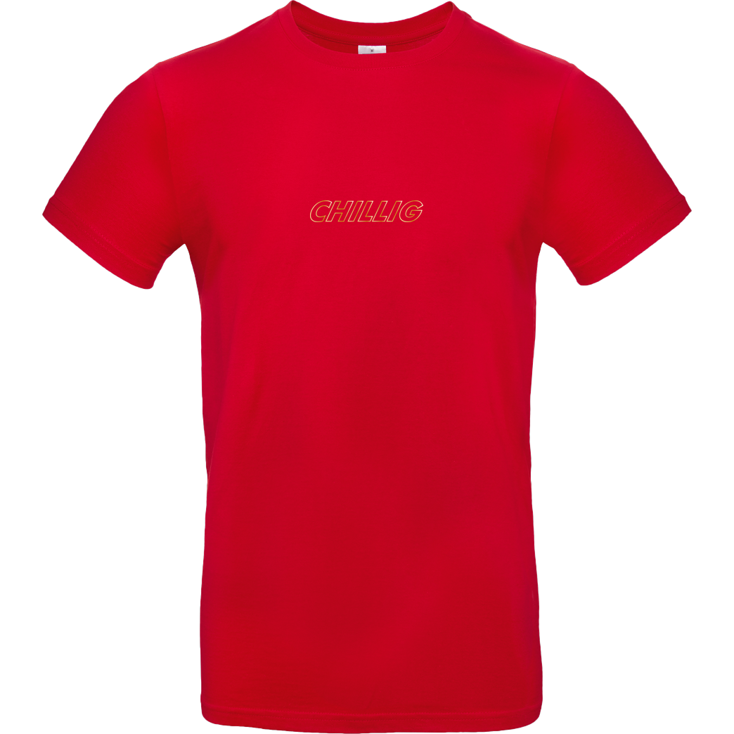 AimBrot Aimbrot - Chillig T-Shirt B&C EXACT 190 - Rot