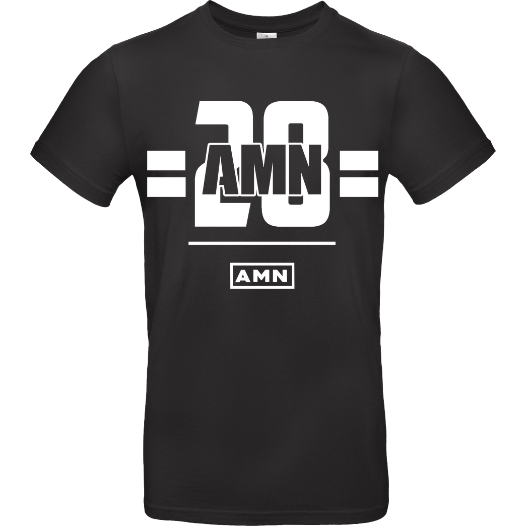 AMN-Shirts.com AMN-Shirts - 28 T-Shirt B&C EXACT 190 - Schwarz