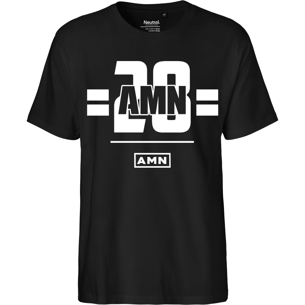 AMN-Shirts.com AMN-Shirts - 28 T-Shirt Fairtrade T-Shirt - schwarz