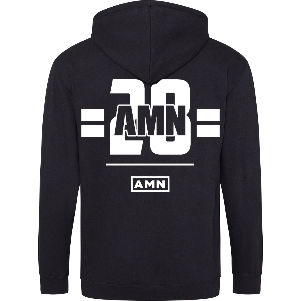 AMN-Shirts.com AMN-Shirts - 28 Sweatshirt Hoodiejacke schwarz