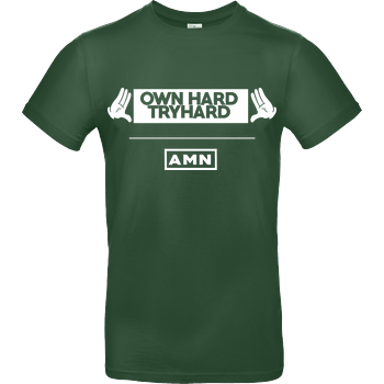 AMN-Shirts - Own Hard B&C EXACT 190 - Flaschengrün