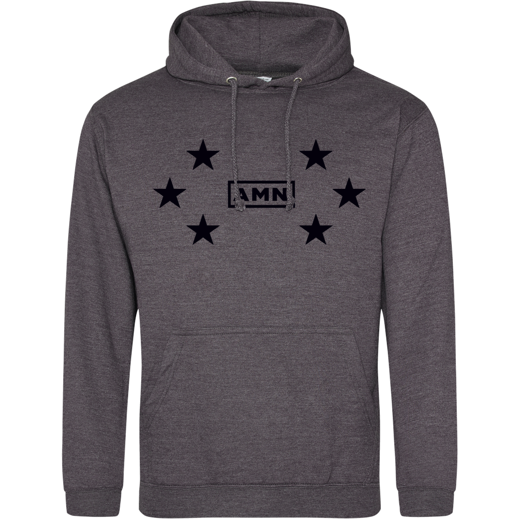 AMN-Shirts.com AMN-Shirts - Stars Sweatshirt JH Hoodie - Dark heather grey