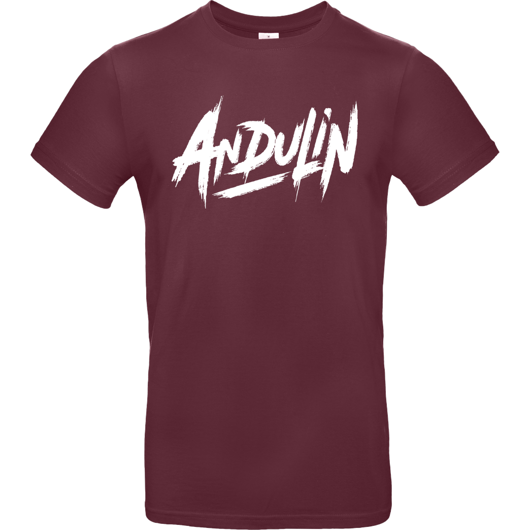 AndulinTv AndulinTv - Andu Logo T-Shirt B&C EXACT 190 - Bordeaux
