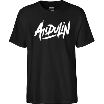 AndulinTv - Andu Logo Fairtrade T-Shirt - schwarz