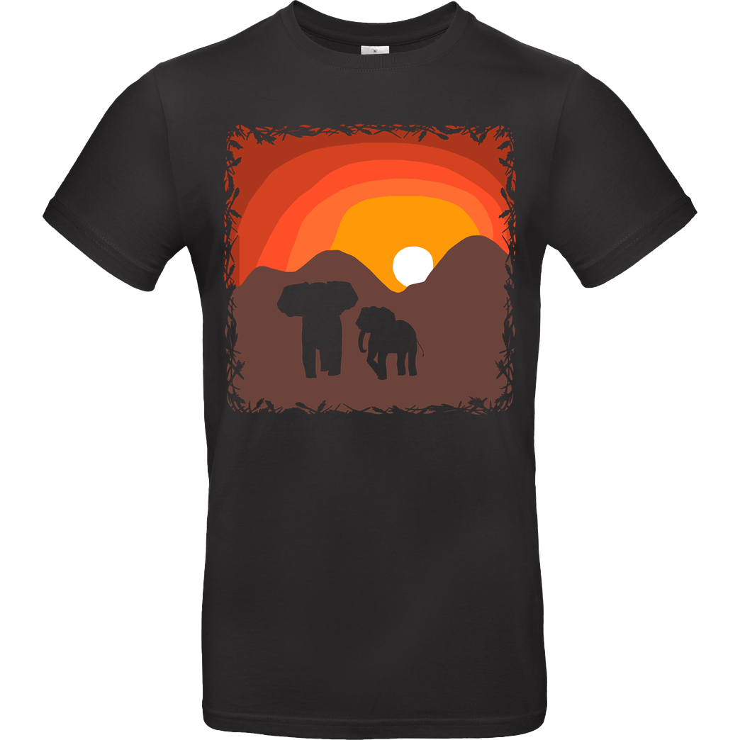 ARRi ARRi - Elefantastisch T-Shirt B&C EXACT 190 - Schwarz