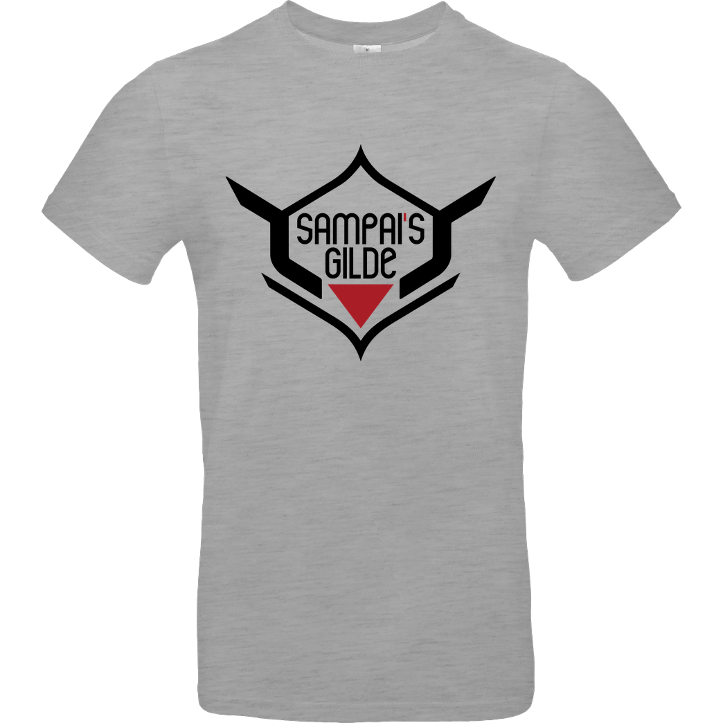 AyeSam AyeSam - Sampai's Gilde schwarz T-Shirt B&C EXACT 190 - heather grey