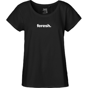 Aykan Feresh - Logo Fairtrade Loose Fit Girlie - schwarz