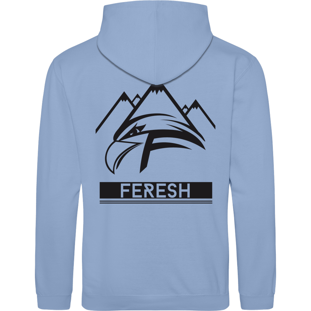 Aykan Feresh Aykan Feresh - Logo Sweatshirt JH Hoodie - Hellblau