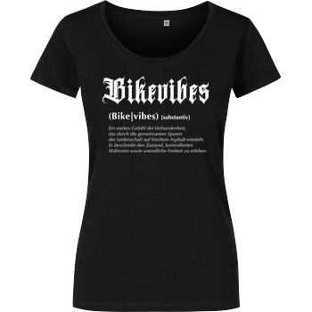 Bikevibes - Collection - Definition Shirt front Damenshirt schwarz