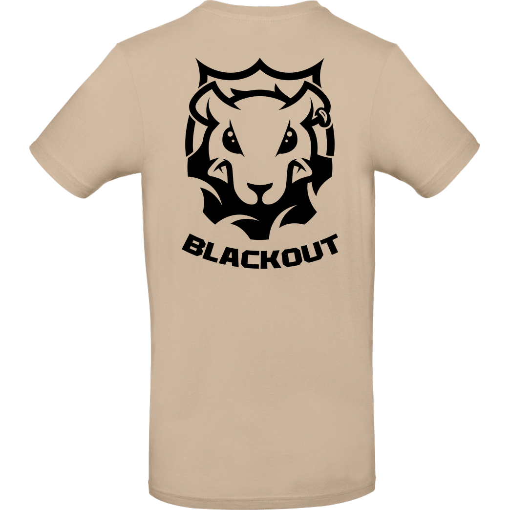 None Blackout - Landratte T-Shirt B&C EXACT 190 - Sand