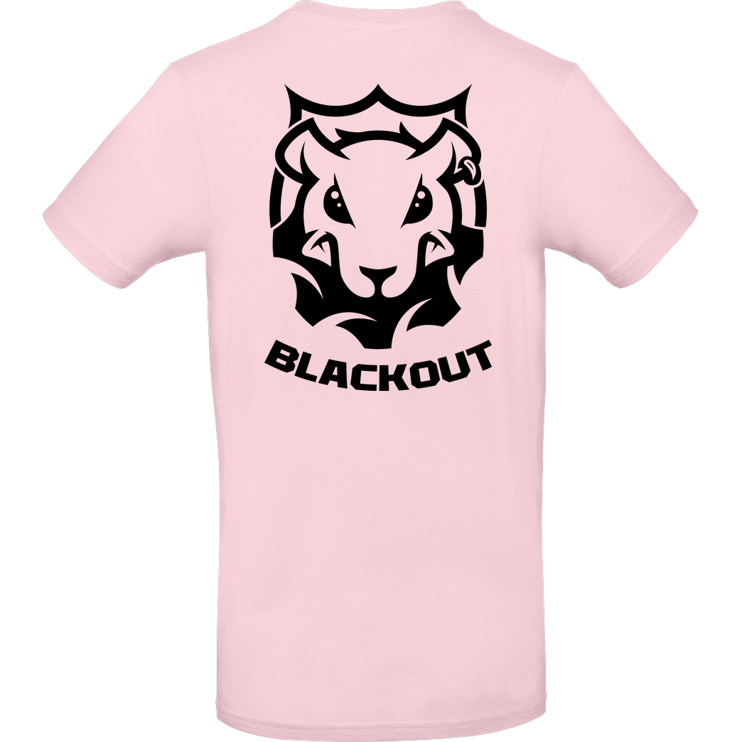 None Blackout - Landratte T-Shirt B&C EXACT 190 - Rosa