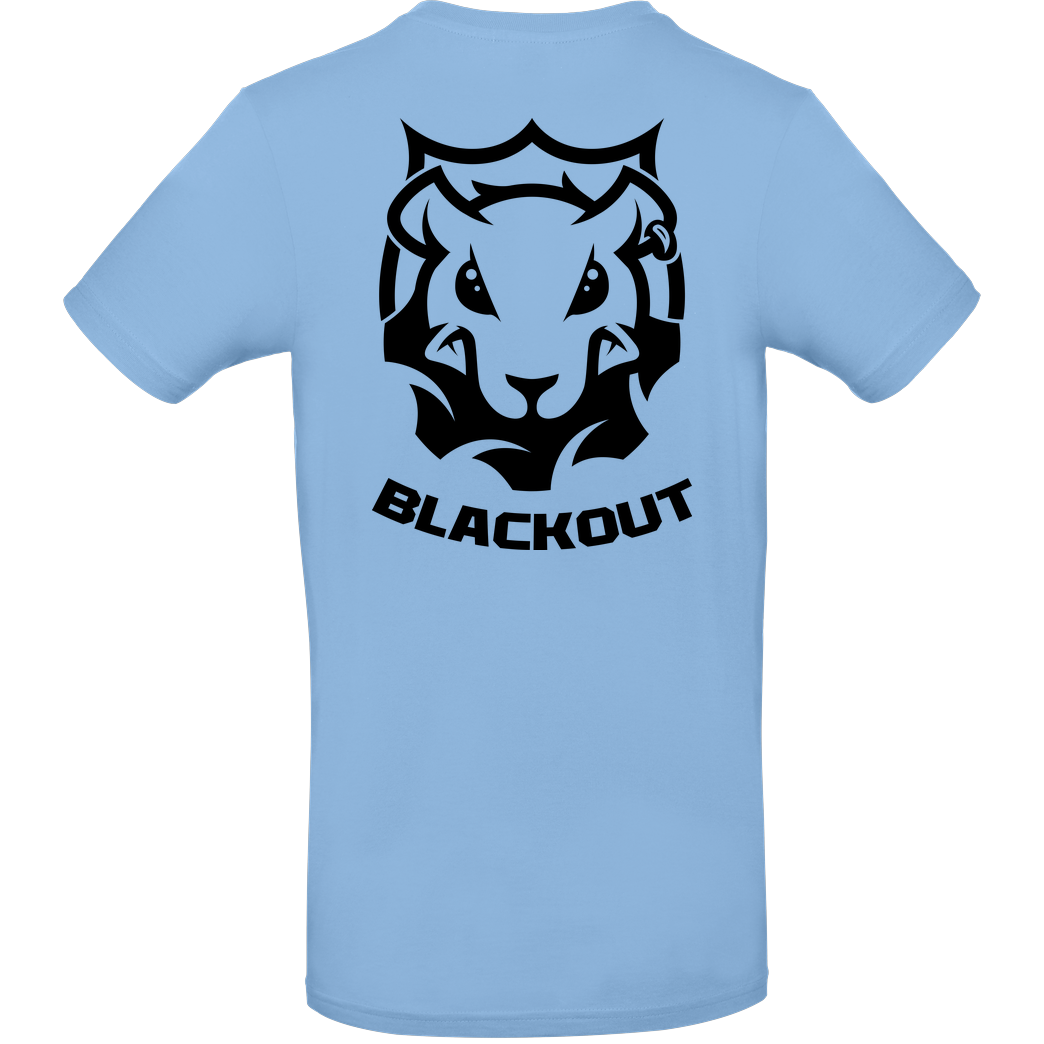 None Blackout - Landratte T-Shirt B&C EXACT 190 - Hellblau