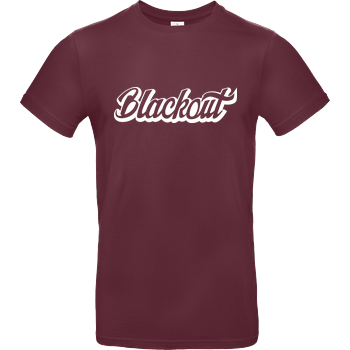 Blackout - Script Logo B&C EXACT 190 - Bordeaux