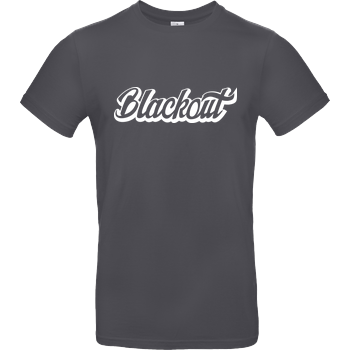 Blackout - Script Logo B&C EXACT 190 - Dark Grey