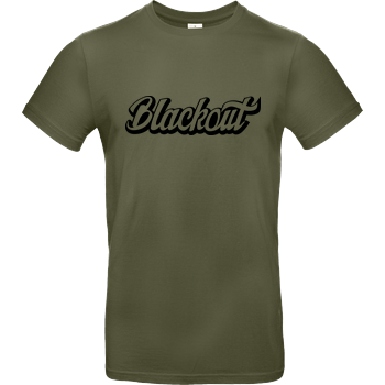 Blackout - Script Logo B&C EXACT 190 - Khaki