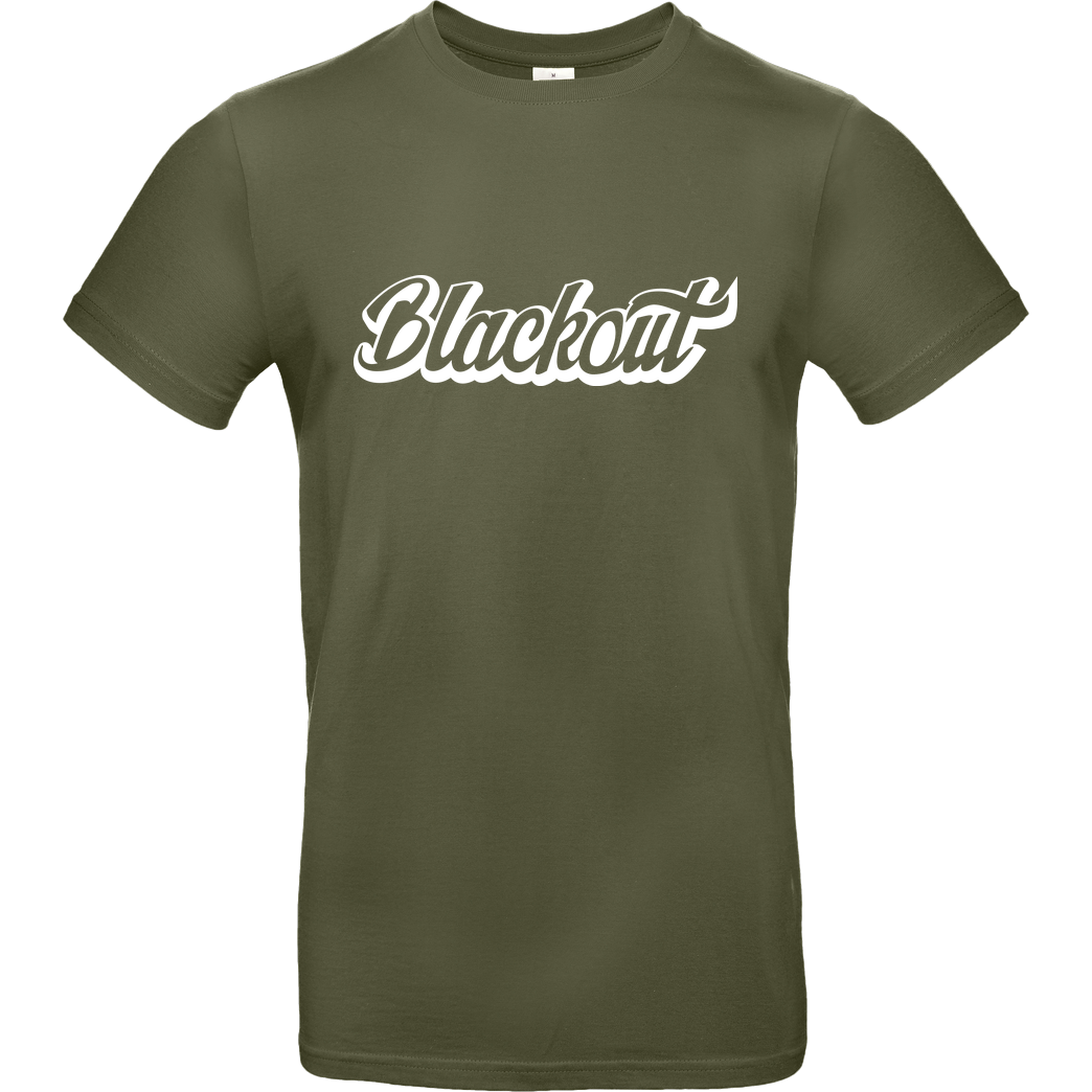 Blackout Blackout - Script Logo T-Shirt B&C EXACT 190 - Khaki