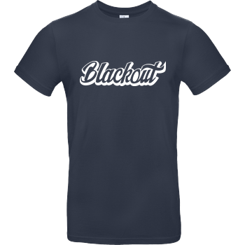 Blackout - Script Logo B&C EXACT 190 - Navy