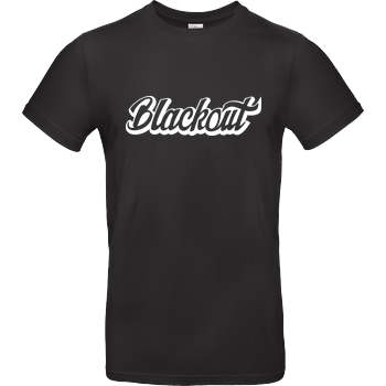 Blackout - Script Logo B&C EXACT 190 - Schwarz