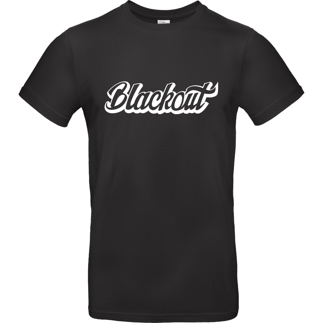 Blackout Blackout - Script Logo T-Shirt B&C EXACT 190 - Schwarz