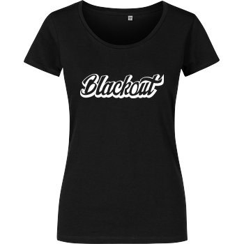 Blackout - Script Logo Damenshirt schwarz