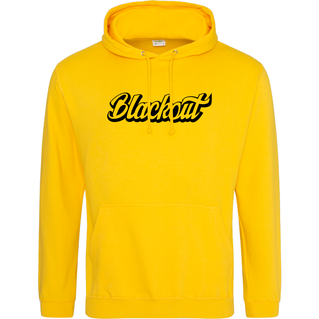 Blackout Blackout - Script Logo Sweatshirt JH Hoodie - Gelb