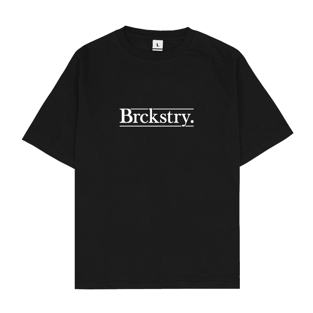 Brickstory Brickstory - Brckstry T-Shirt Oversize T-Shirt - Schwarz