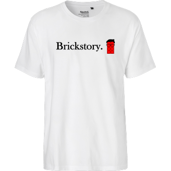 Brickstory - Original Logo Fairtrade T-Shirt - weiß