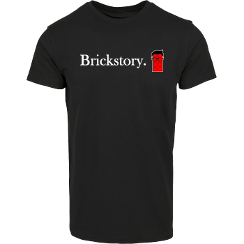 Brickstory - Original Logo Hausmarke T-Shirt  - Schwarz