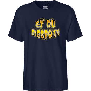 Buffkit - Pisspott Fairtrade T-Shirt - navy