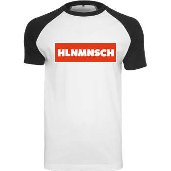BumsDoggie - HLNMNSCH Raglan-Shirt weiß