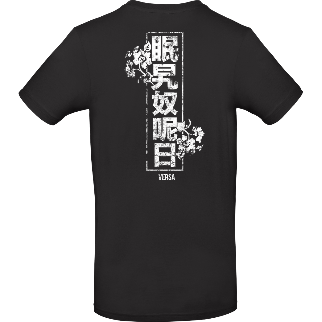 Burak Versa BurakVersa - Versa Logo T-Shirt B&C EXACT 190 - Schwarz
