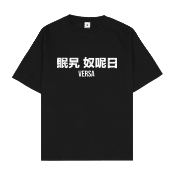 BurakVersa - Versa Logo Oversize T-Shirt - Schwarz