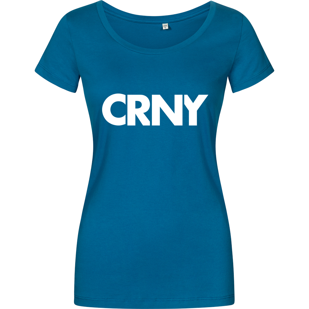 C0rnyyy C0rnyyy - CRNY T-Shirt Damenshirt petrol