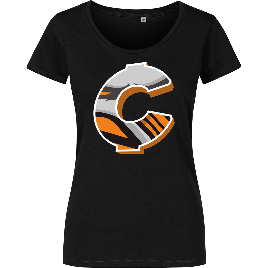 C0rnyyy C0rnyyy - Logo T-Shirt Damenshirt schwarz