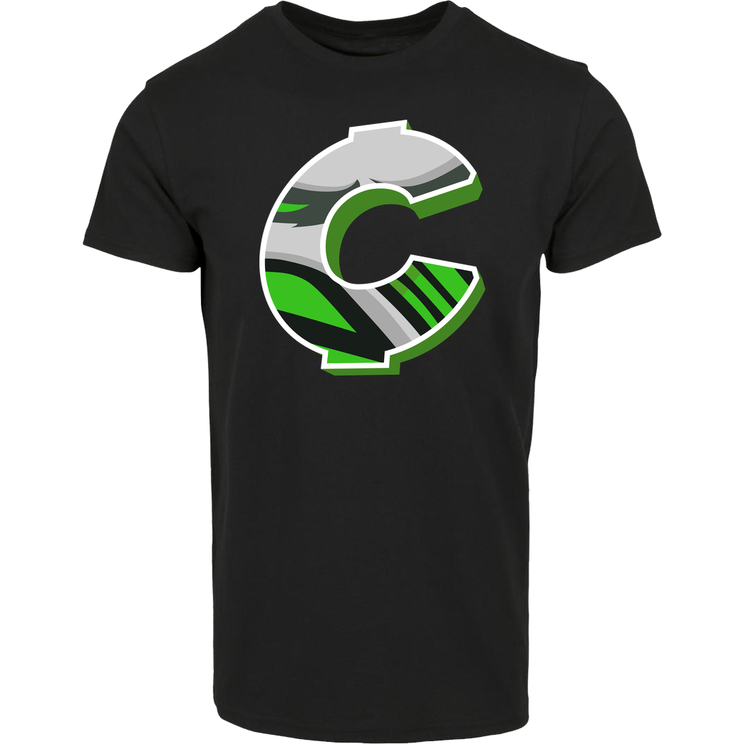 C0rnyyy C0rnyyy - Logo T-Shirt Hausmarke T-Shirt  - Schwarz