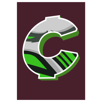 C0rnyyy - Logo Kunstdruck bordeaux
