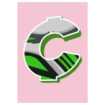 C0rnyyy - Logo Kunstdruck rosa