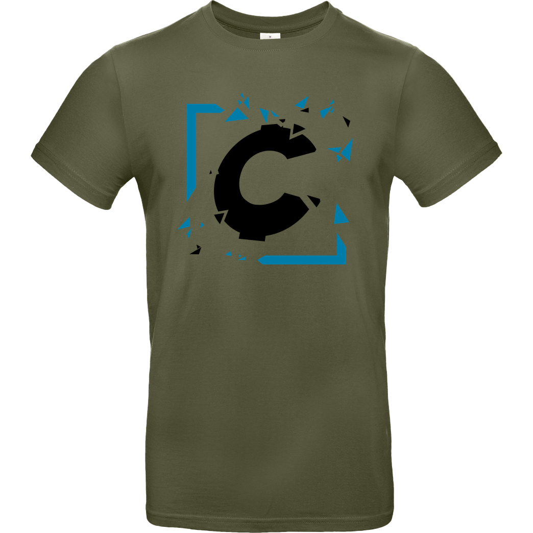 C0rnyyy C0rnyyy - Shattered Logo T-Shirt B&C EXACT 190 - Khaki