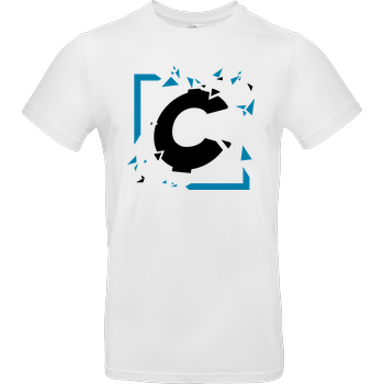 C0rnyyy - Shattered Logo B&C EXACT 190 - Weiß