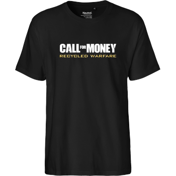 Call for Money Fairtrade T-Shirt - schwarz