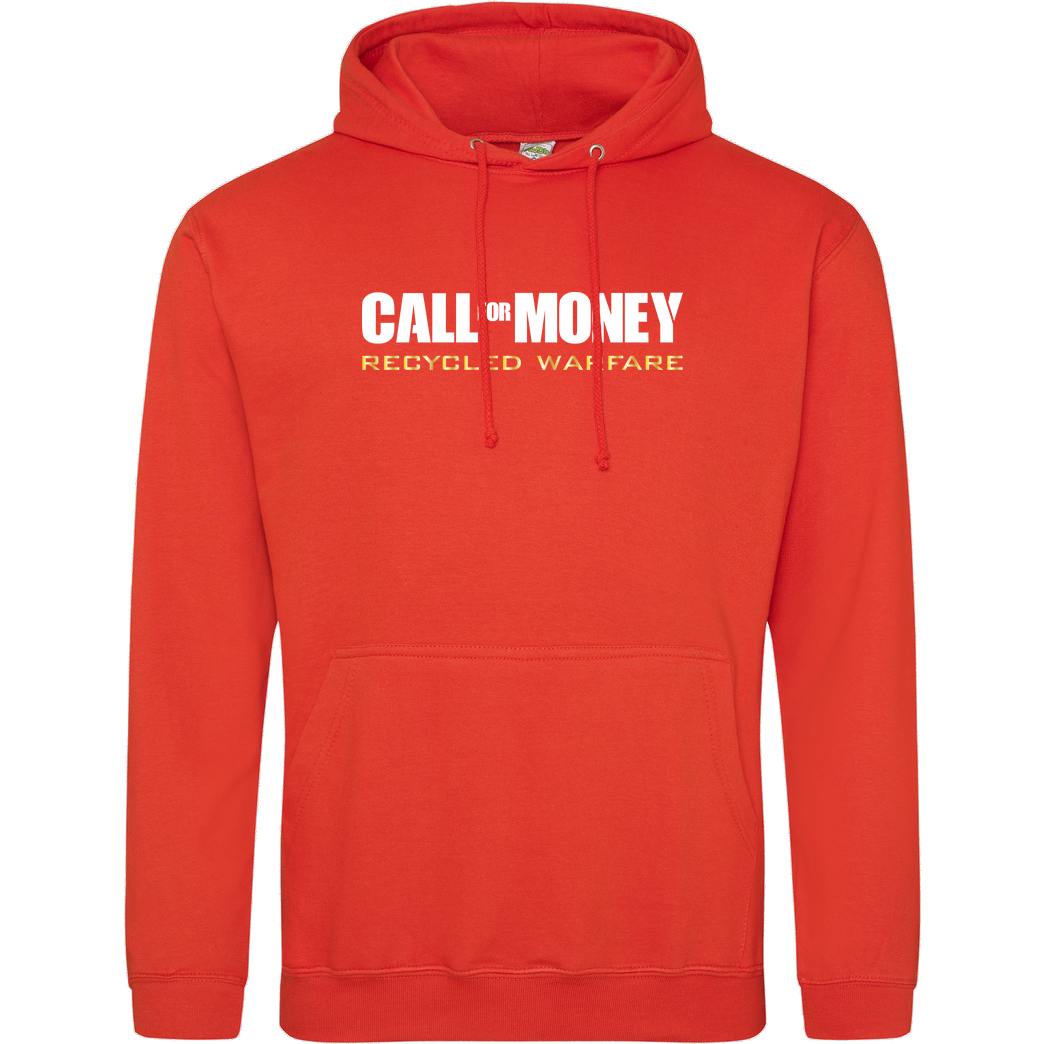 IamHaRa Call for Money Sweatshirt JH Hoodie - Orange