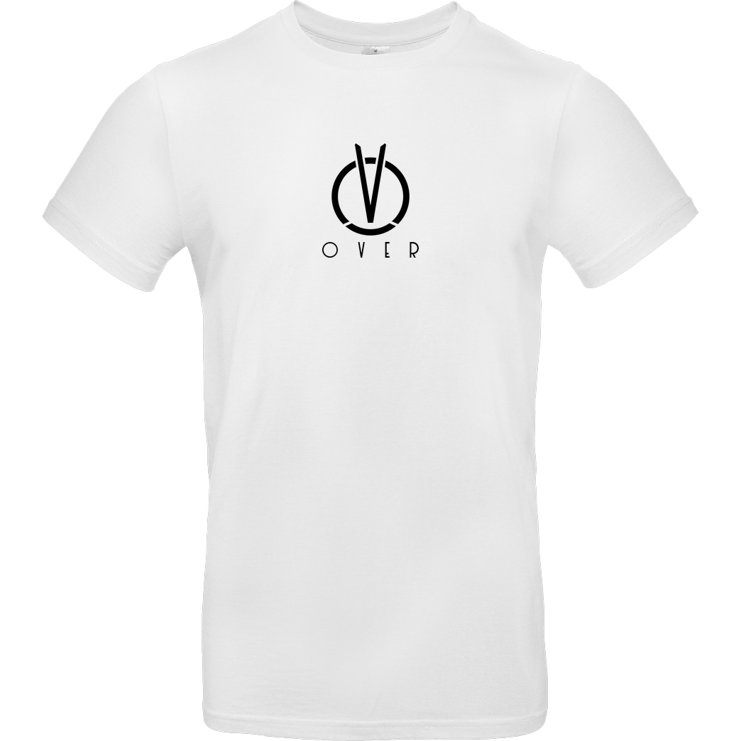 CanBroke Can - Over Logo T-Shirt B&C EXACT 190 - Weiß