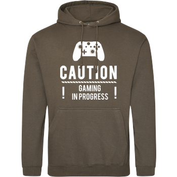 Caution Gaming v2 JH Hoodie - Khaki