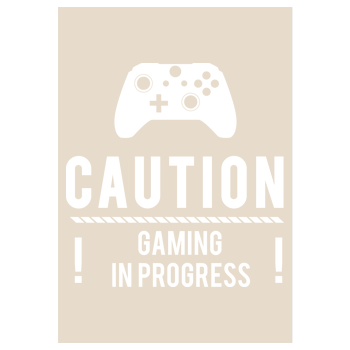 Caution Gaming v2 Kunstdruck sand