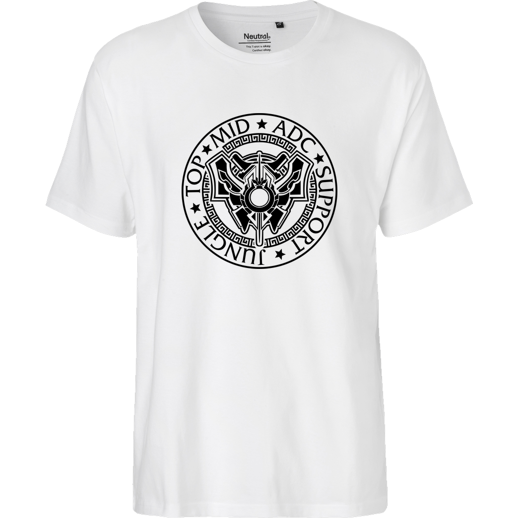 IamHaRa Challenger T-Shirt Fairtrade T-Shirt - weiß