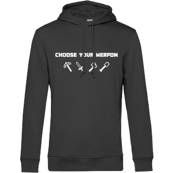 Choose Your Weapon MC-Edition B&C HOODED INSPIRE - schwarz