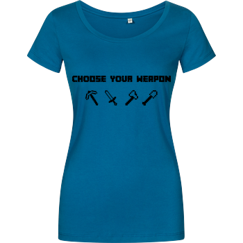 Choose Your Weapon MC-Edition Damenshirt petrol